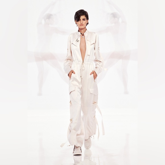 Authentic RARE Zimmermann white/ivory utility jumpsuit 0 - Picture 1 of 16